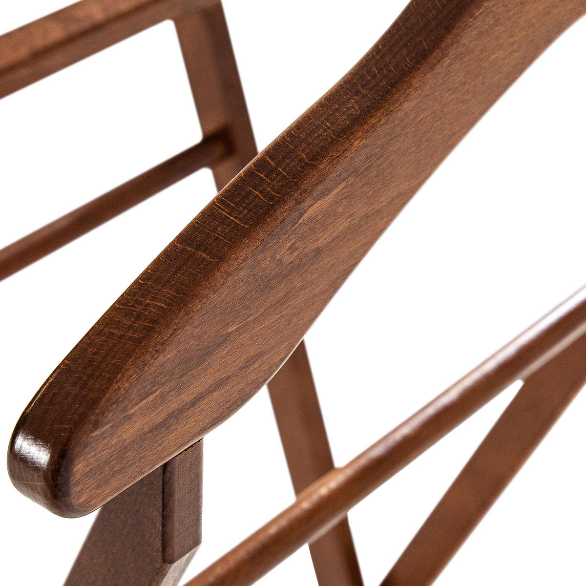 KLEIDERBUTLER AGLAS Herrendiener, braunes Buchenholz - Braun, Holz (32/104/44cm) - KONSIMO®