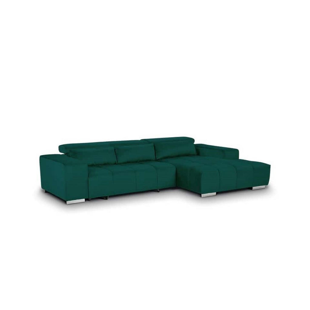 Thumbnail - Cotta Ecksofa, Grün, Textil, 3-Sitzer, L-Form,L-Form, 307x186 cm, Wohnzimmer, Sofas & Couches, Wohnlandschaften, Ecksofa...