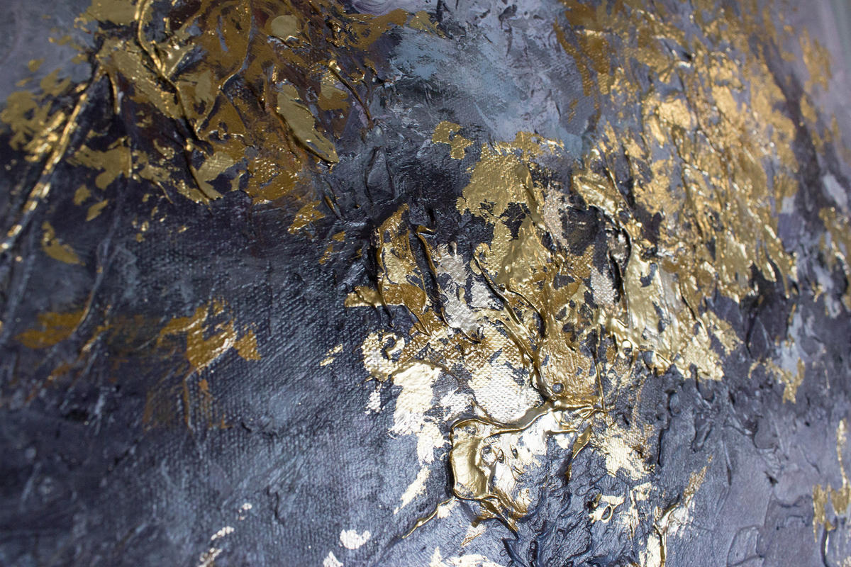 GEMÄLDE Renaissance auf Keilrahmen 140x100 cm - Goldfarben, Holz (140/100cm) - YS-art gallery