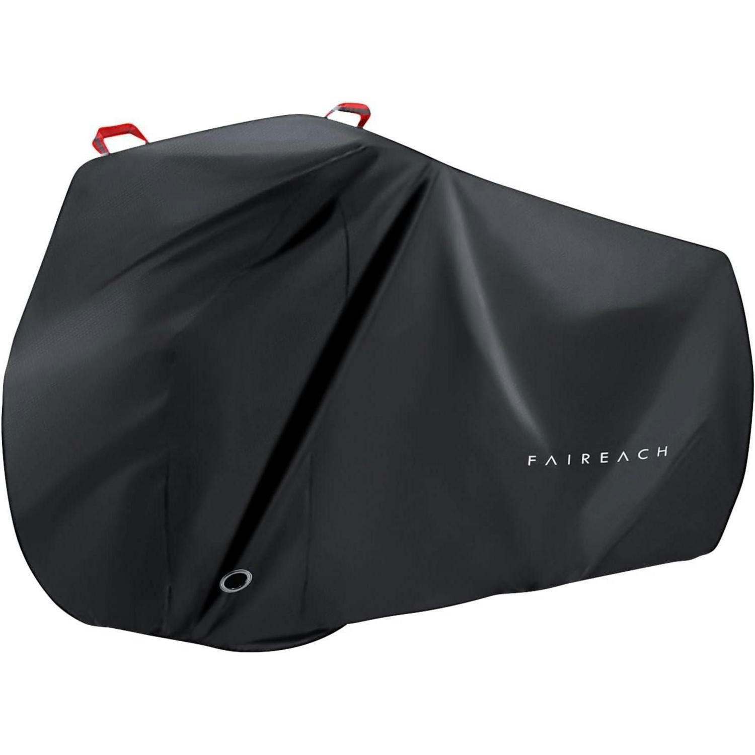 FAHRRADABDECKUNG Wasserdicht 200 x 110 x 70 cm Schwarz - Schwarz, Textil (110/70.1/199.9cm)