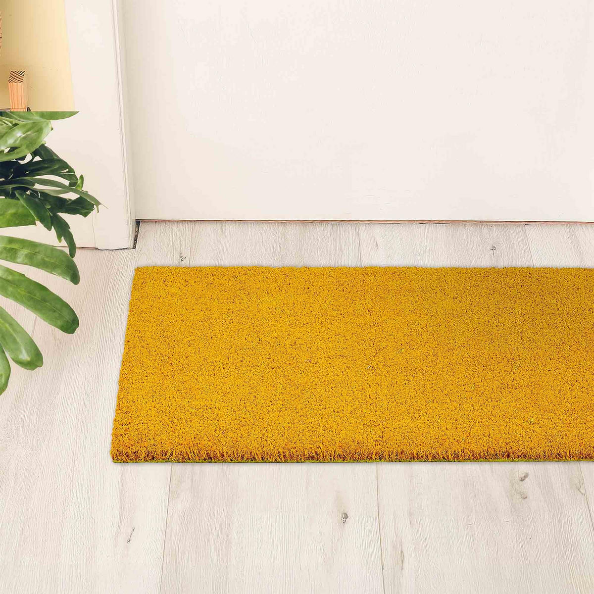 FUSSMATTE IN- UND OUTDOOR COCO COLOR T - Gelb, Textil (40/60cm) - Astra