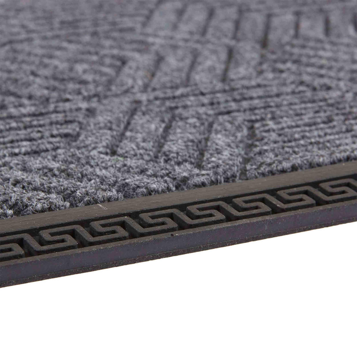 VONKAJŠIA rohož BORDER STAR 2ER SET - tmavosivá, textil (40/60cm) - Astra