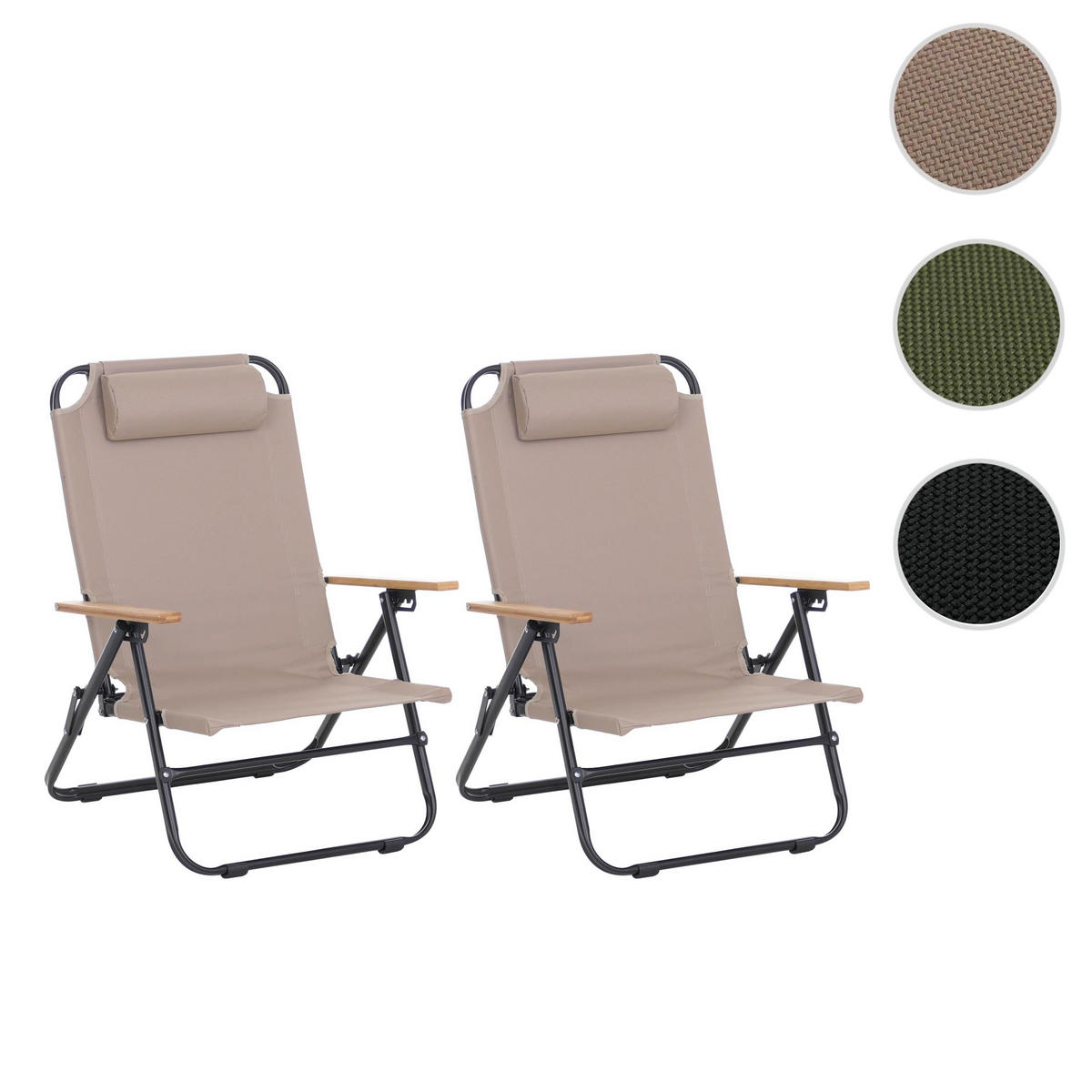 CAMPINGSTUHL Cremeweiß - Creme, Metall (61/85/67cm) - MCW