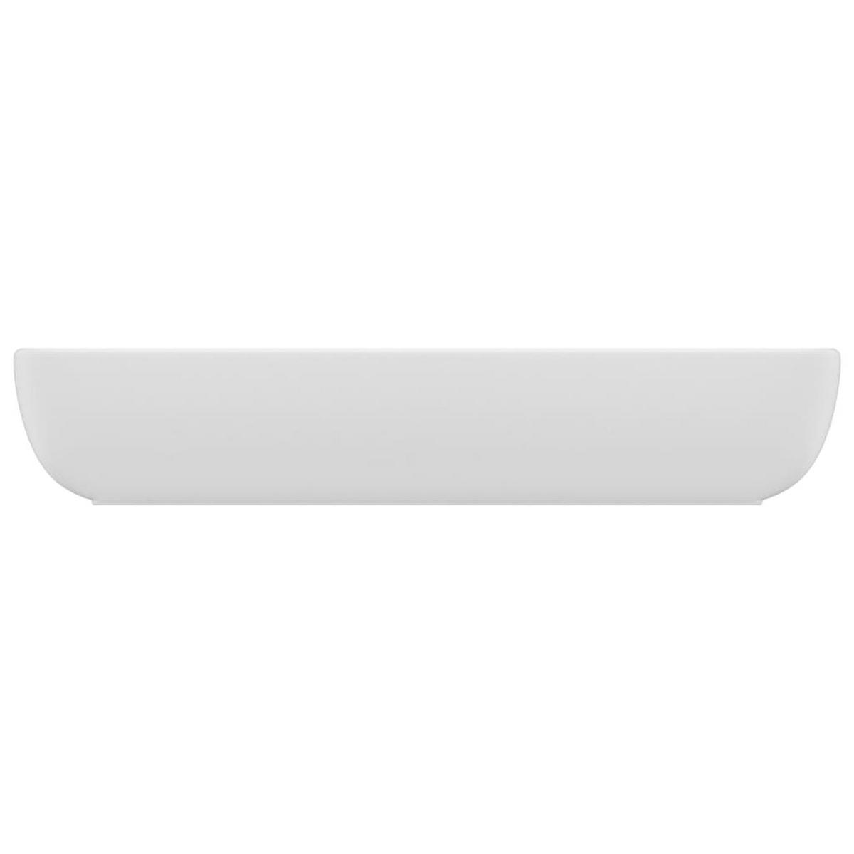 WASCHBECKEN Langley 71/38/13.5 cm - Weiß, Keramik (71/13.5/38cm) - Nettlife