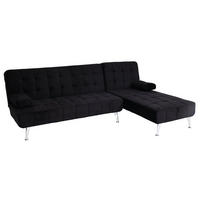 SCHLAFSOFA Schwarz - Schwarz, Textil (236/95cm) - MCW