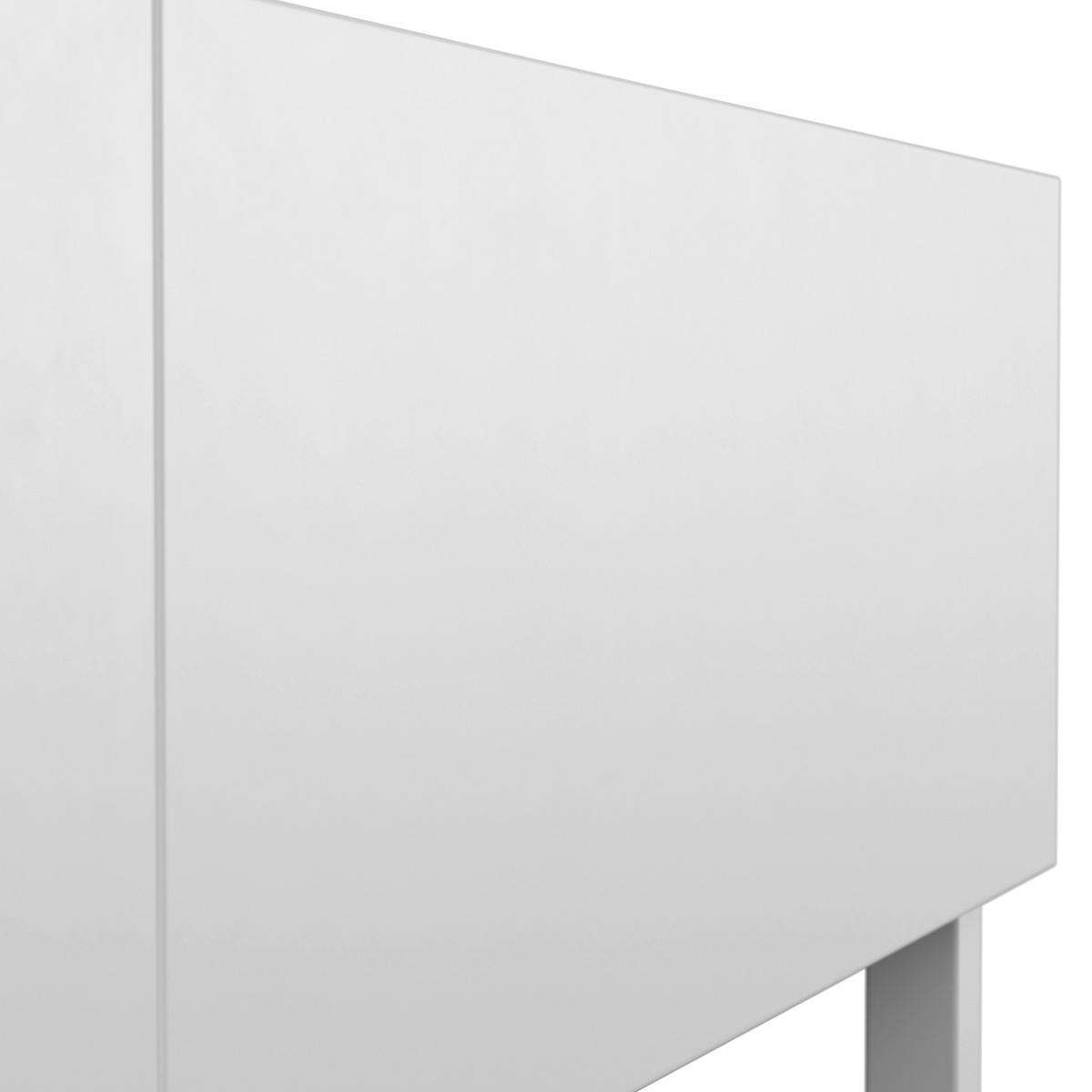 KONSOLENTISCH Finn Weiß Metall/MDF - Weiß, Metall (40/120/78cm) - Bessagi Home