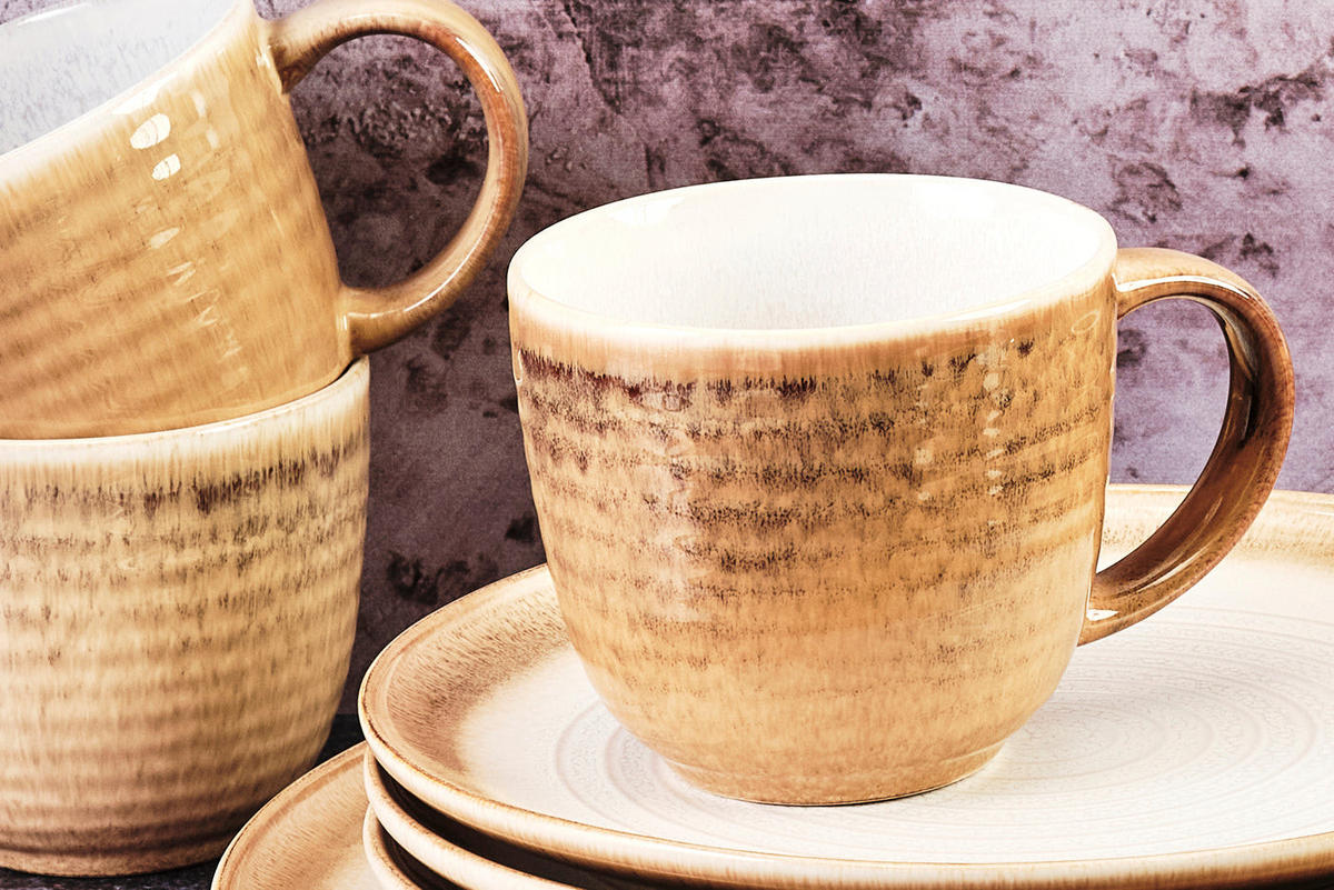 BECHER Cosmos 300ml - 6er-Set - Crème - Beige, Keramik (0.3L) - Björn