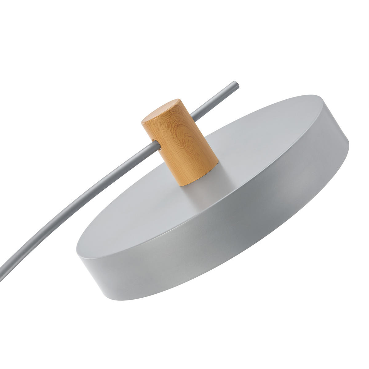 STEHLEUCHTE Stafford - Grau, Metall (35/75/159cm) - lux.pro