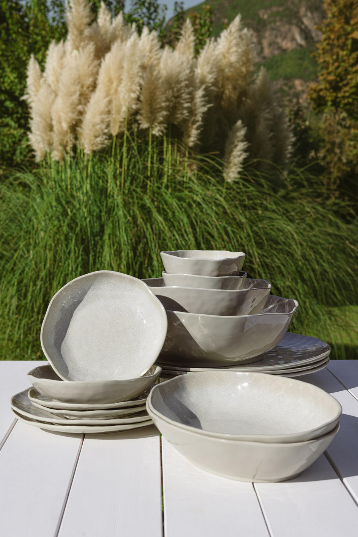 SCHÄLCHEN Ø 16 cm Atmosfera Taube Set mit 2 Stück - Currygelb, Kunststoff (21cm)