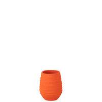 BLUMENTOPF FIESTA - Töpferei - Orange - S - Ø 18 cm - Orange, Keramik (18/23cm) - J-Line