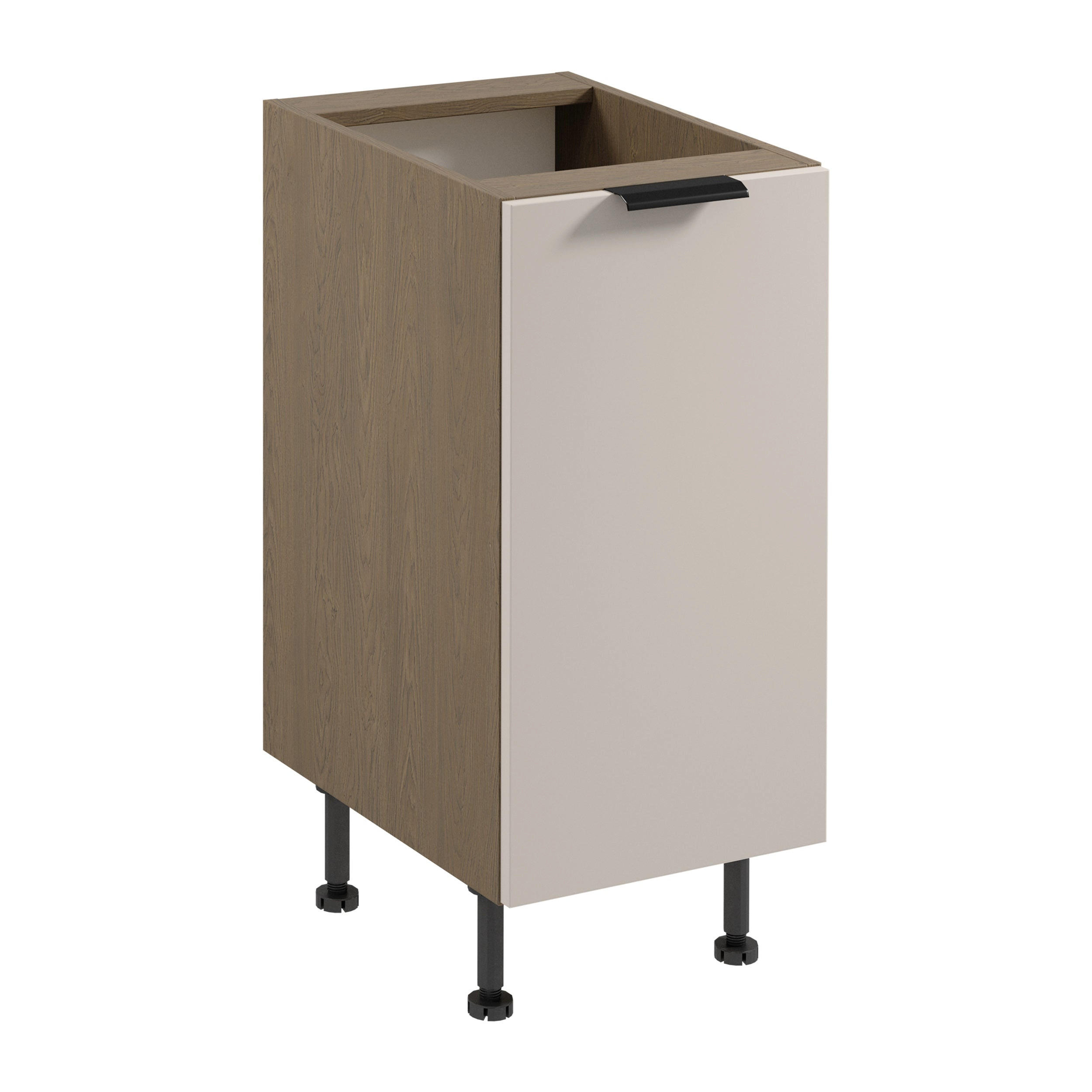 Royal24_Markt Unterschrank Eiche, Beige 40x87x52 cm