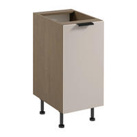 UNTERSCHRANK D40 P/L – Sorento Beige – Beige / Eiche - Eichefarben/Beige, Holzwerkstoff (40/87/52cm) - ROYAL24_MARKT