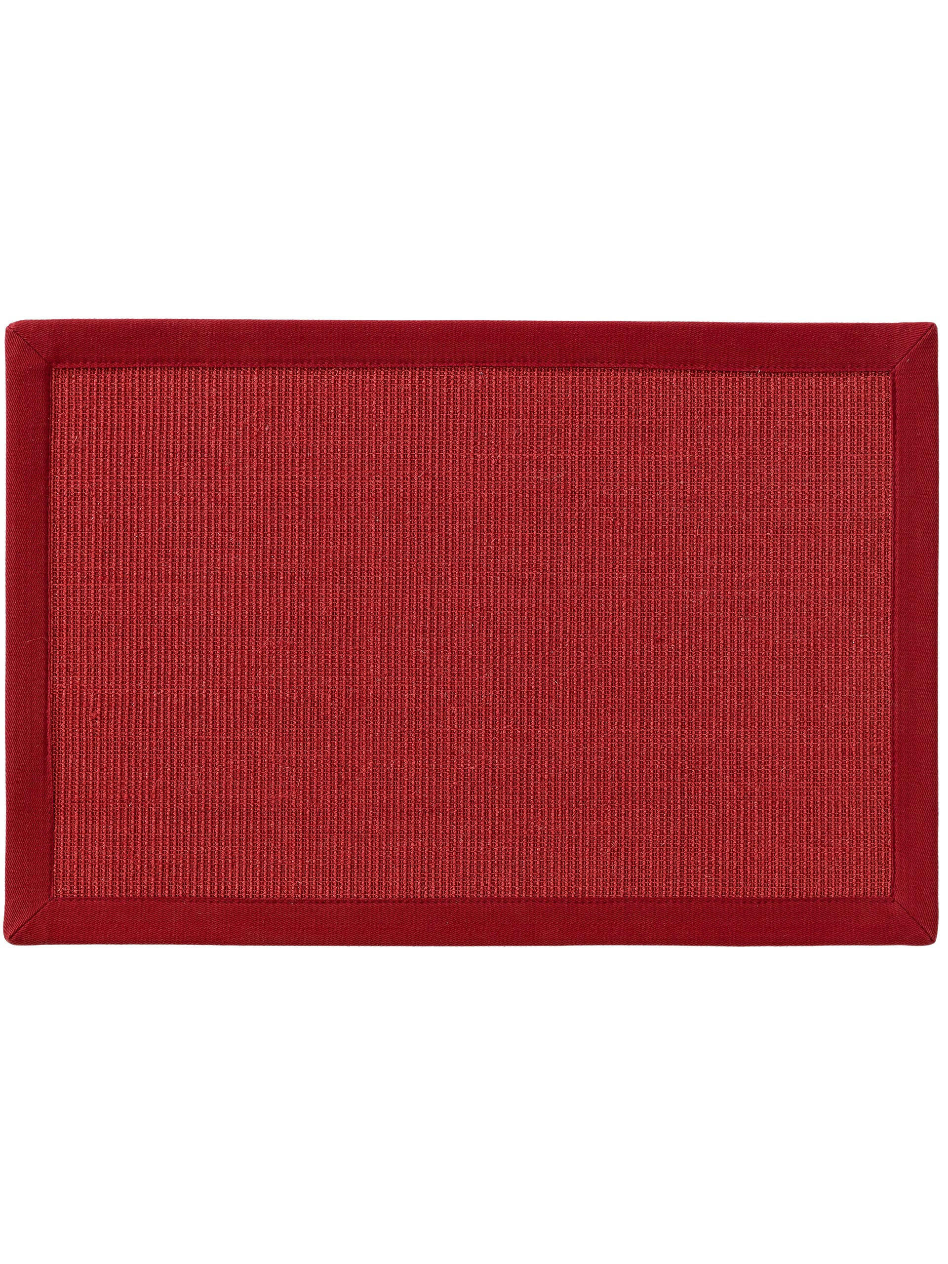 FUSSMATTE Sana Rot 40x60 cm - Rot, Textil (40/60cm) - benuta Nest