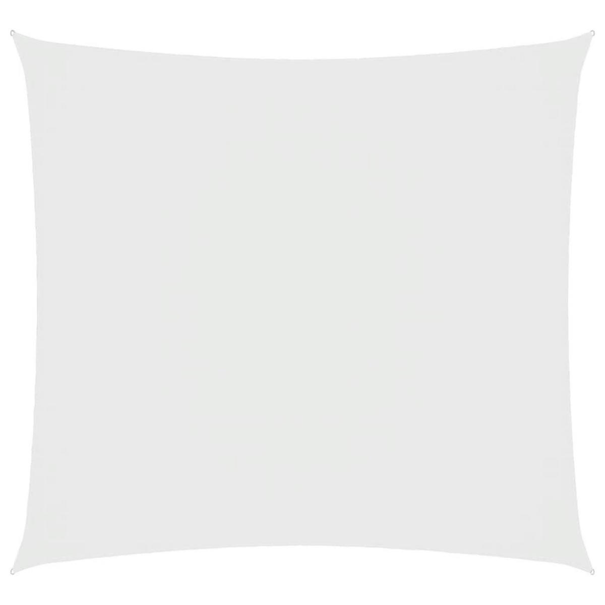 SONNENSEGEL Oxford-Gewebe Quadratisch 4,5x4,5 m Weiß - Weiß, Textil (450/450cm) - furnicato