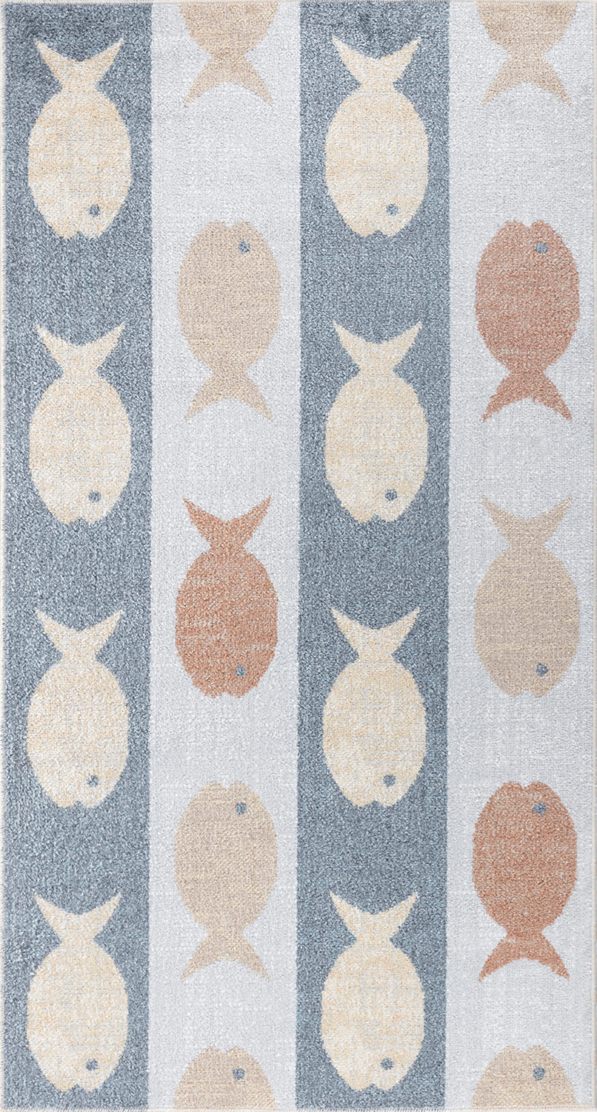 KINDERTEPPICH Maschinenwaschbar 80/150 cm Mehrfarbig - Multicolor, Naturmaterialien/Textil (80/150cm) - LIVABLISS