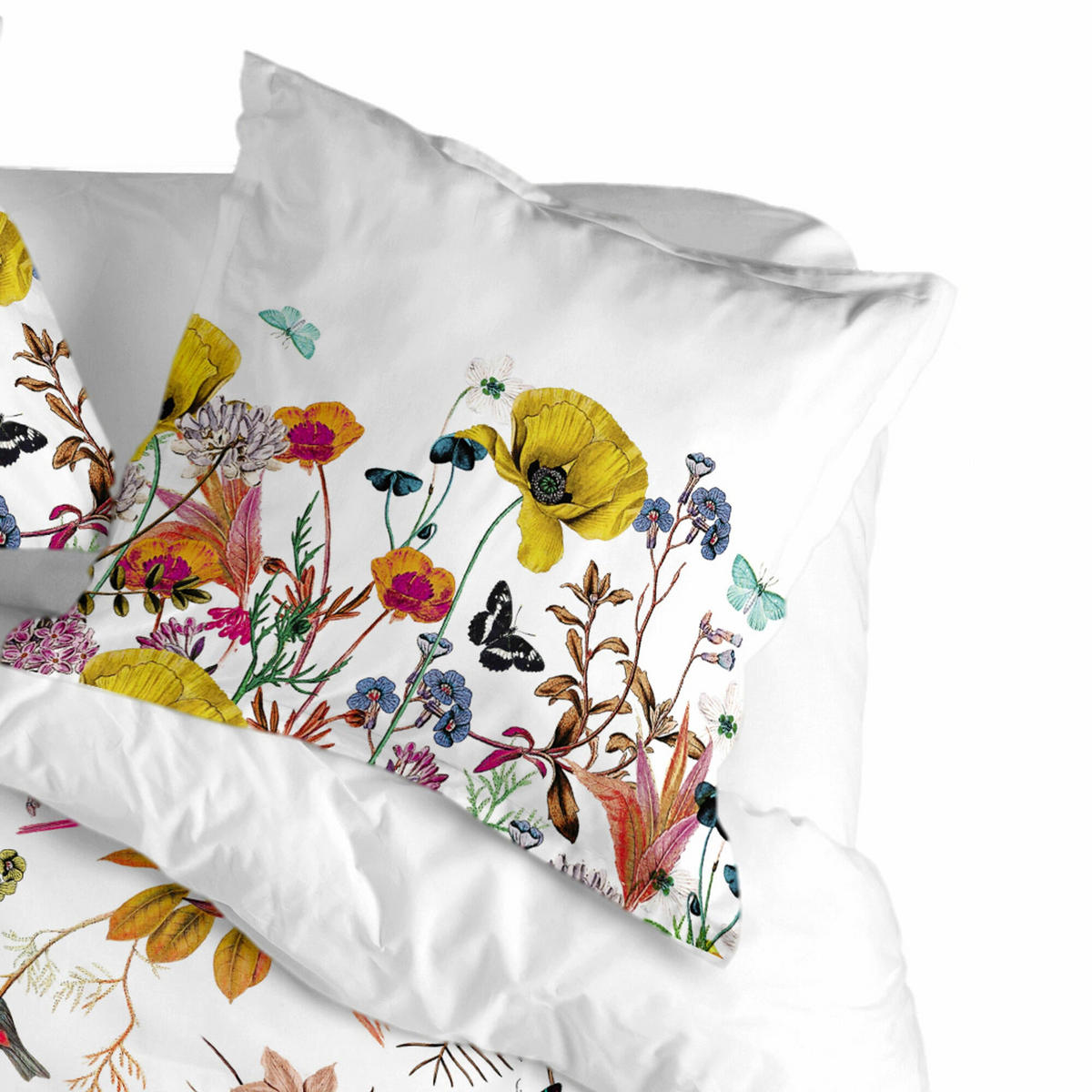 KISSENBEZUG birds of paradise 45x155 cm mehrfarbig - Multicolor, Textil (45/155cm) - Happy Friday
