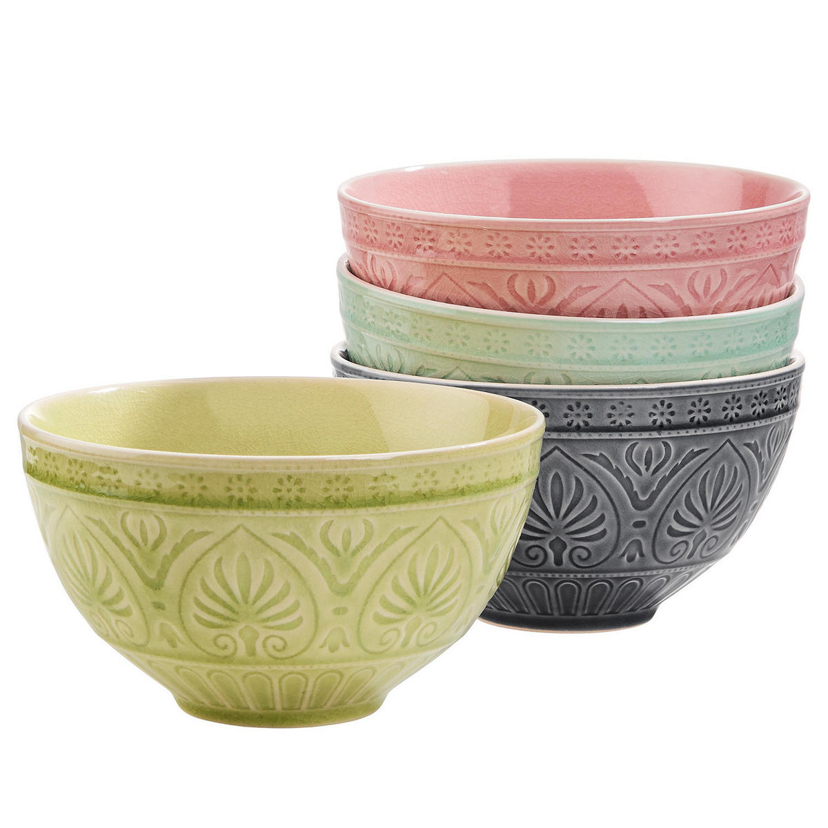 SUPPENSCHALE (4er Set) Sumatra - Rosa, Keramik (18/18/10cm) - Butlers