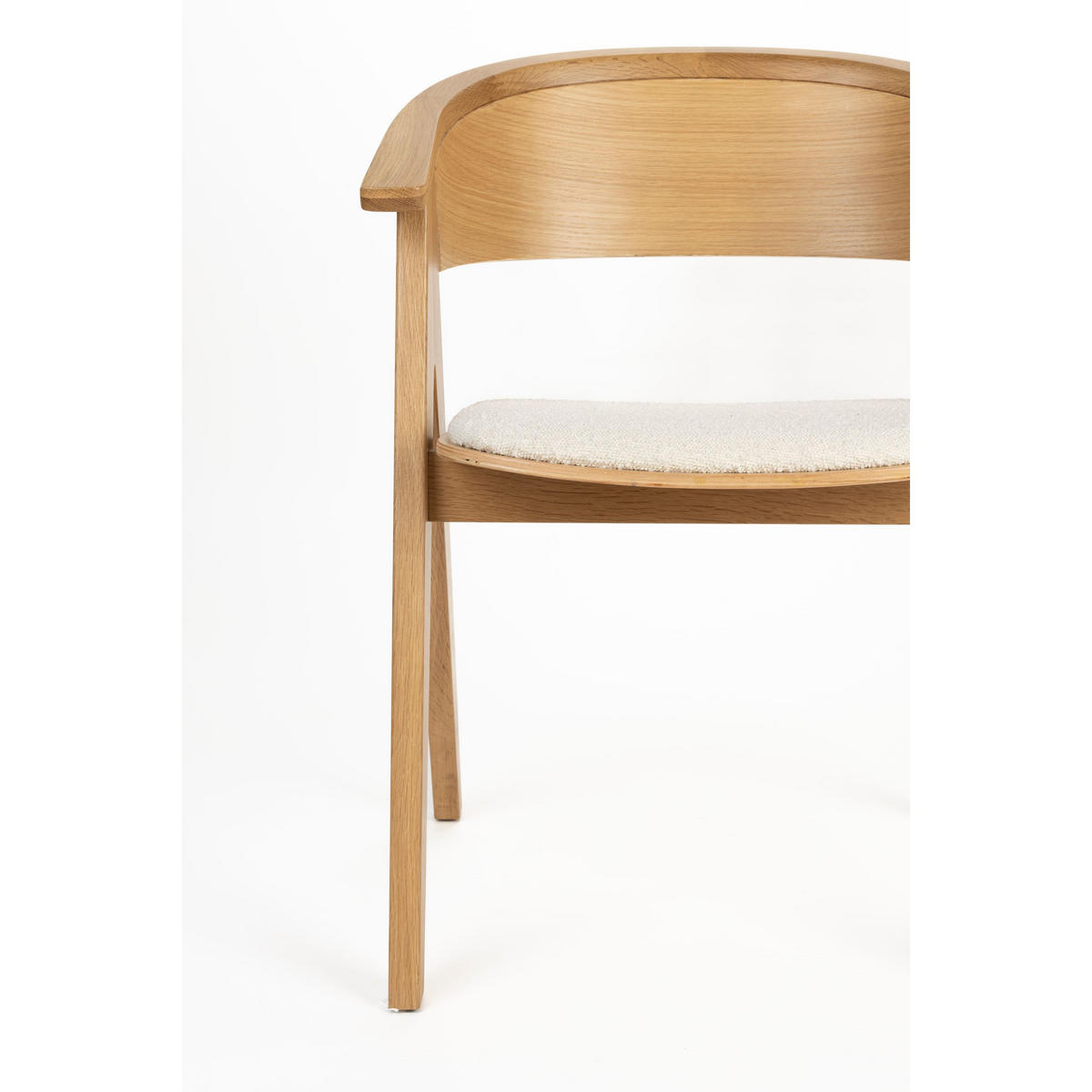 ESSZIMMERSTUHL NDSM Natur/ Braun - Braun, Holz (59/79/54cm) - Zuiver