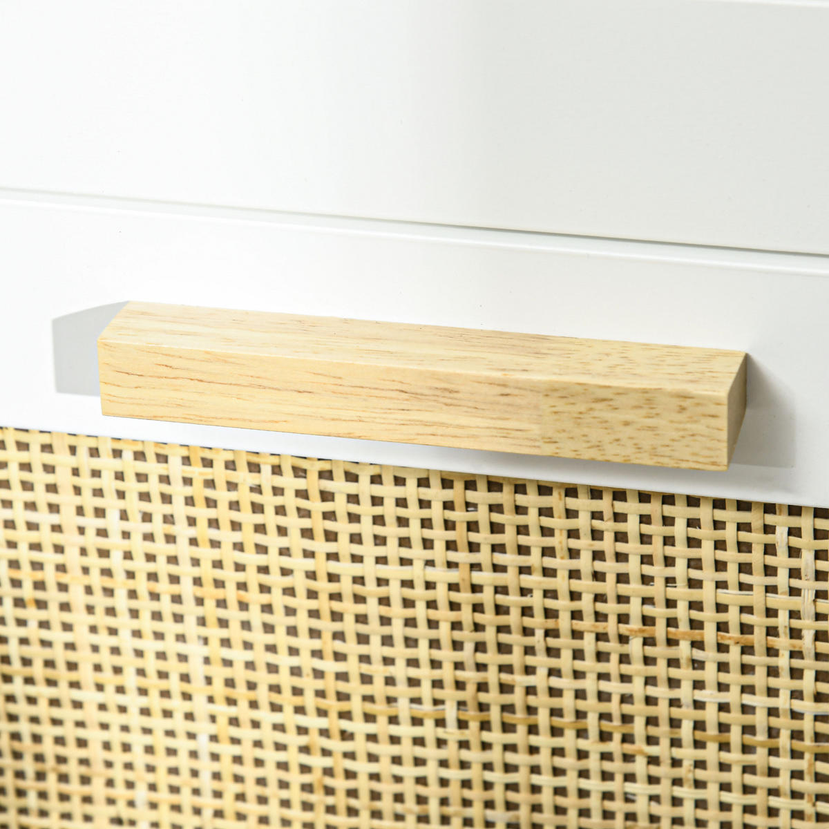 KOMMODE Weiß 77/37/104 cm - Weiß, Holzwerkstoff (77/104/37cm) - PANGIVO