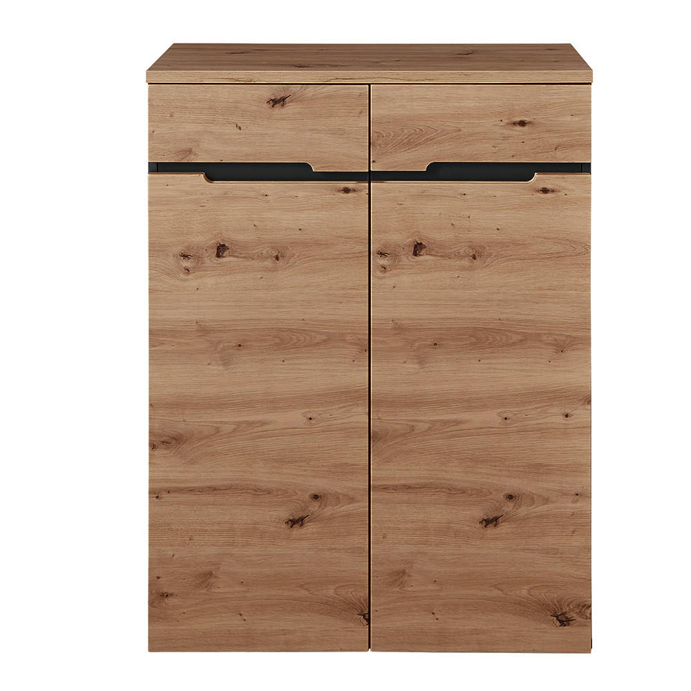 KOMMODE Manresa-36 - Braun, Holzwerkstoff (80/107/38cm) - Lomado
