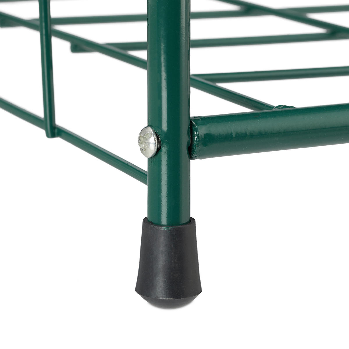 GARTENGERÄTEHALTER - Dunkelgrün, Metall (80/68/35cm) - Relaxdays