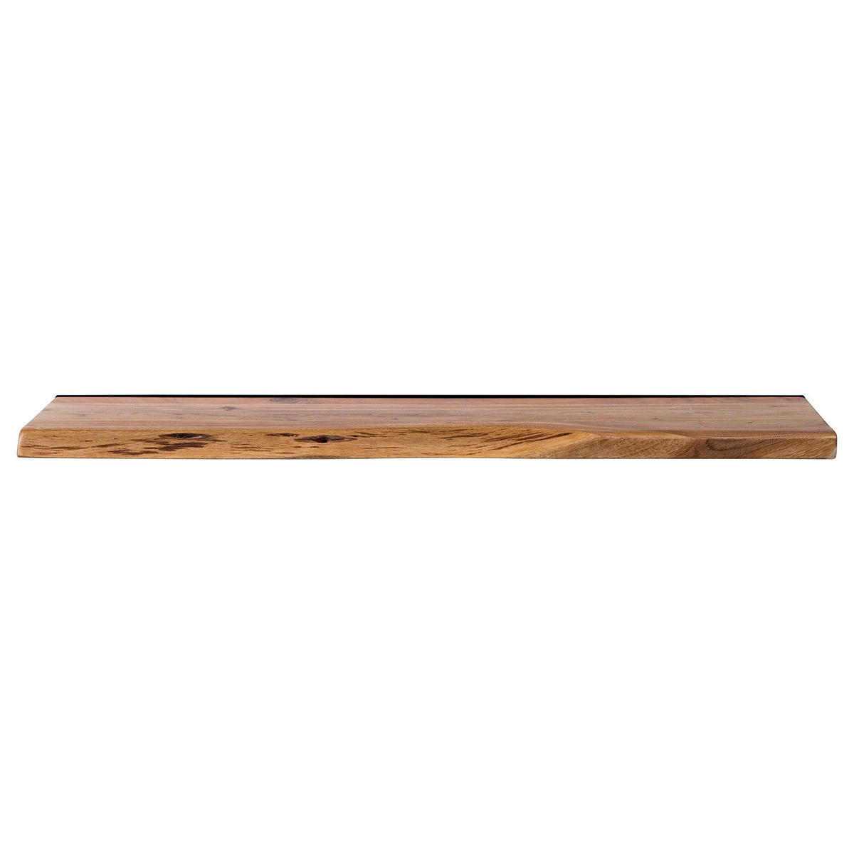 WANDBOARD - Akazie massiv - Akaziefarben, Holz (110/3.5/23cm) - home24