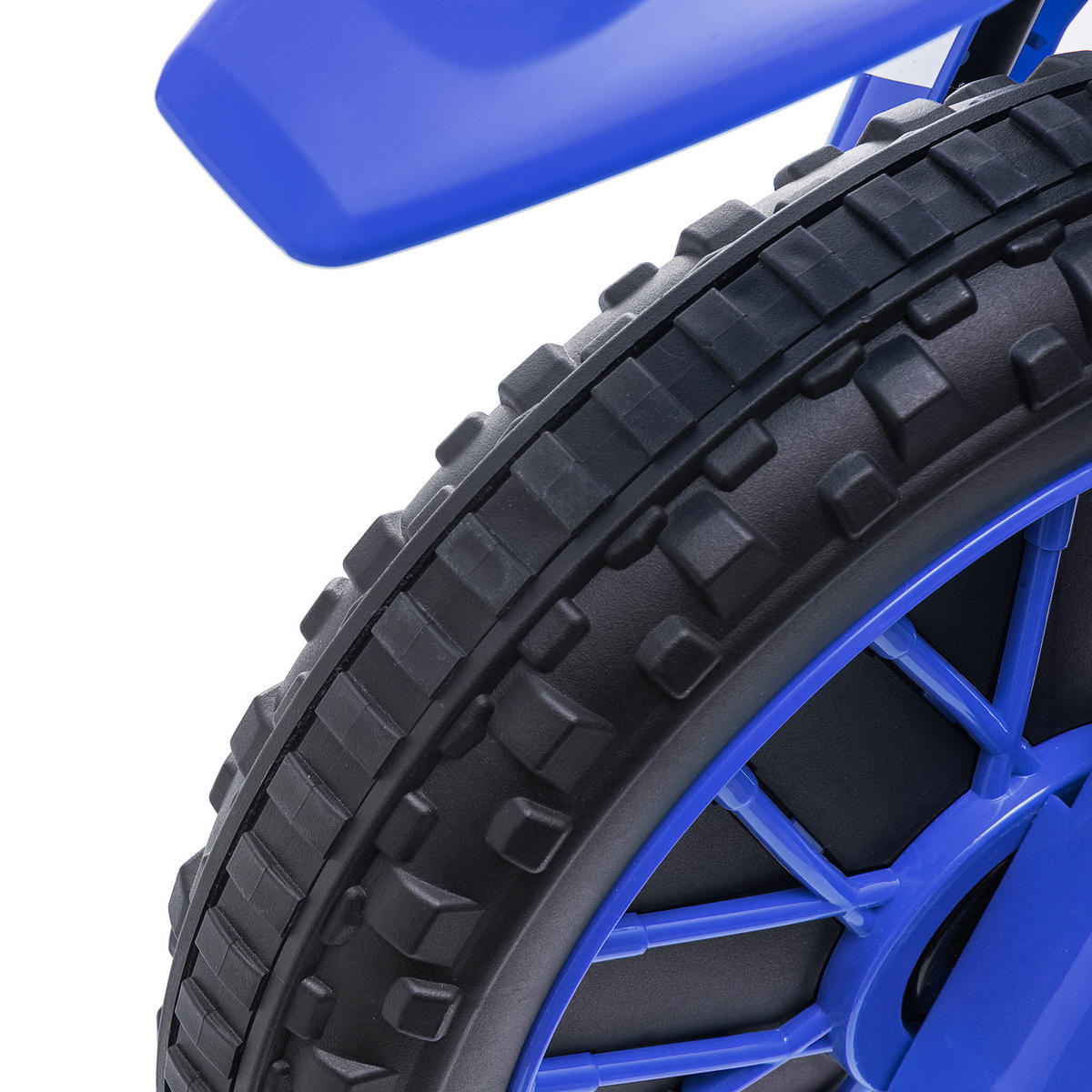 KINDERMOTORRAD DE-06109 mit Stützrädern und Soft-Start Blau/Weiß - Blau, Kunststoff/Metall (106.5/51.5/68cm) - ComfortXL