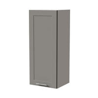 HÄNGESCHRANK Oslo W4/40 Weiß / Dust Grey Matt 40 / 32,5 / 96cm - Weiß/Grau, Holz/Holzwerkstoff (40/96/32.5cm) - Feldmann-Wohnen