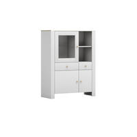 STANDREGAL - Regal GAWIN 02 - Weiß, Holzwerkstoff (100/130/40.5cm) - Möblo