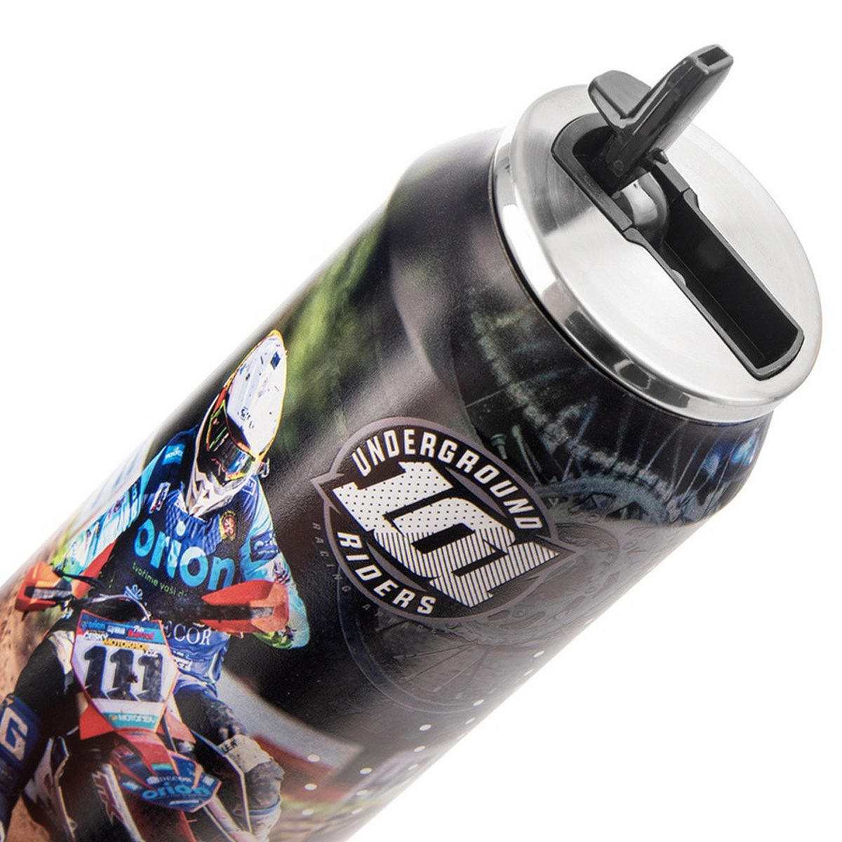 THERMOBECHER Dose Motocross 700 ml Mehrfarbig - Multicolor, Metall (0.7L) - Orion 