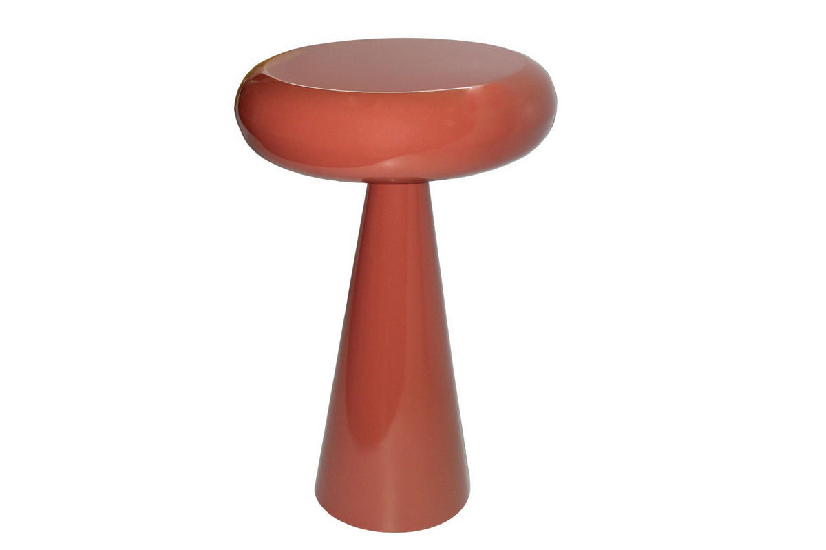 BEISTELLTISCH Sam Orange 36/36/57 cm - Rot, Metall (36/36/57cm) - Livingfurn