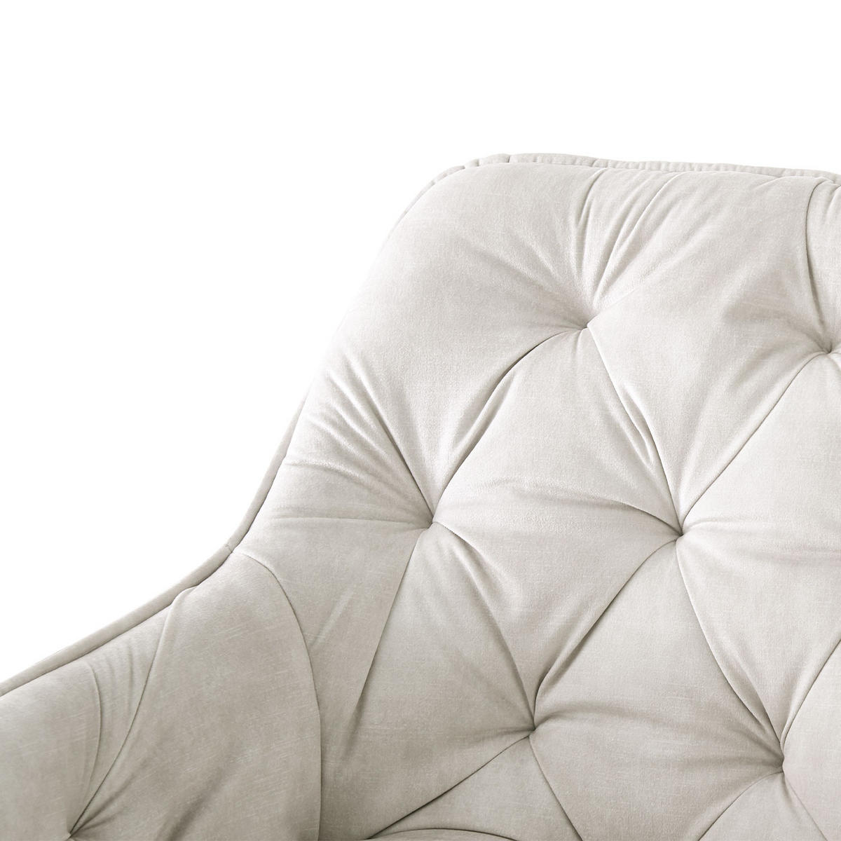 ARMLEHNSTUHL DIETER Grau 2 Stück - Grau, Textil/Metall (61/83/56cm) - B&D Home