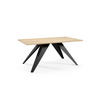 COUCHTISCH Aria Halifax Eiche Natur / Schwarz 120 / 60 / 48cm - Alteiche/Schwarz, Holz/Holzwerkstoff (60/120/48cm) - Feldmann-Wohnen
