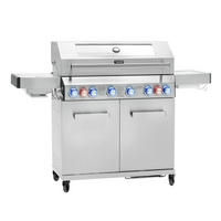 GASGRILL Platinum Yamara 6+2 - Silberfarben, Metall (159/117/55cm) - TAINO