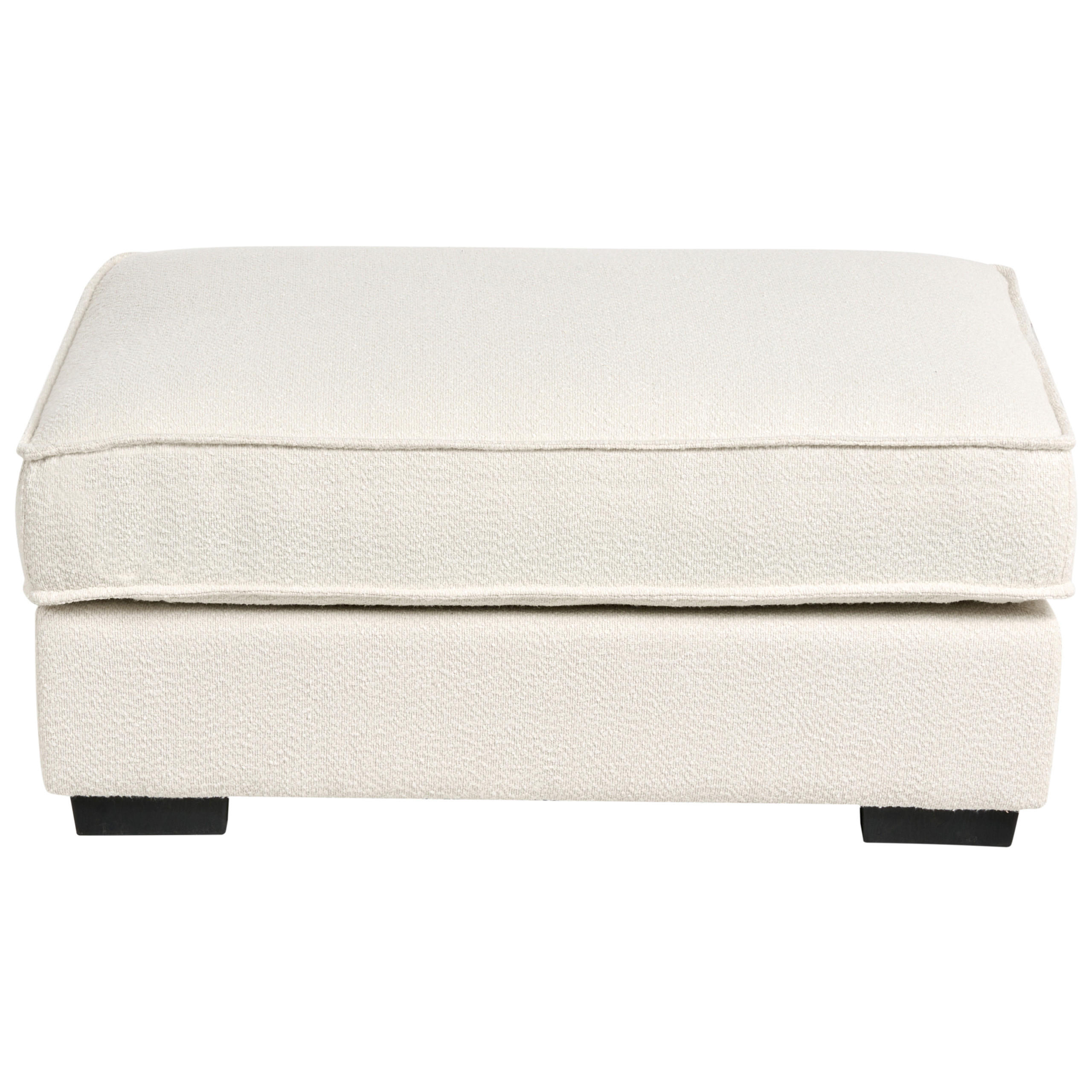 Beliani Ottomane Beige, Schwarz 94x45x65 cm