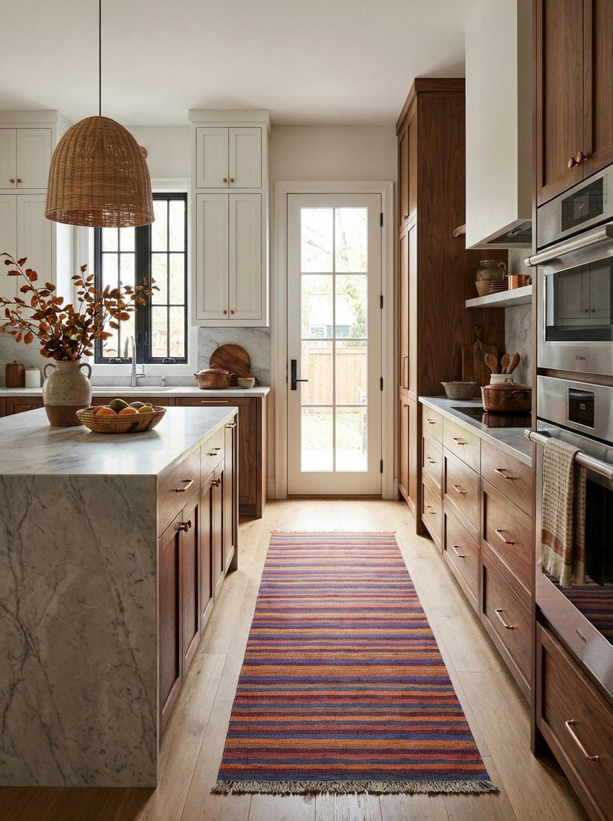 LÄUFER Gashgai Kelim Bunt 196/64 cm Schurwolle - Multicolor, Textil (64/196cm) - Looma