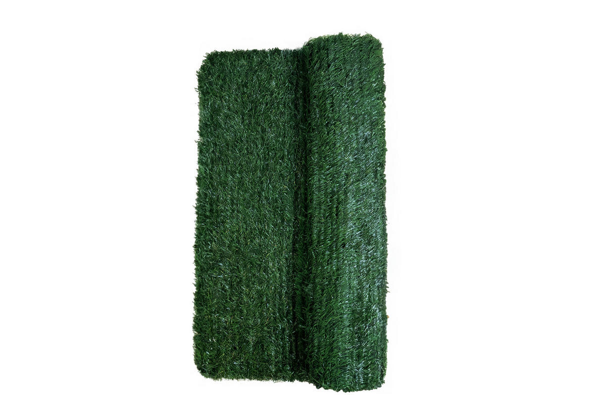 KÜNSTLICHE HECKE Pico 3m H.180cm 110 Stränge - Grün, Kunststoff (180/300cm) - Casanoov