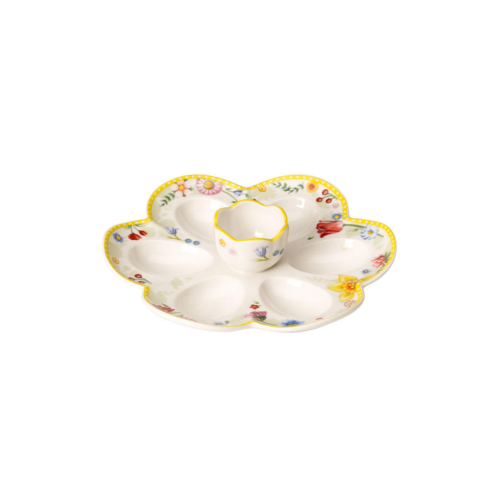 EIERTELLER Spring Awakening bunt - Multicolor, Keramik (18.7/5/20cm) - Villeroy & Boch