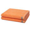 DUSCHTUCH Smart 2er-Set - Orange, Textil (50/100cm) - Ross