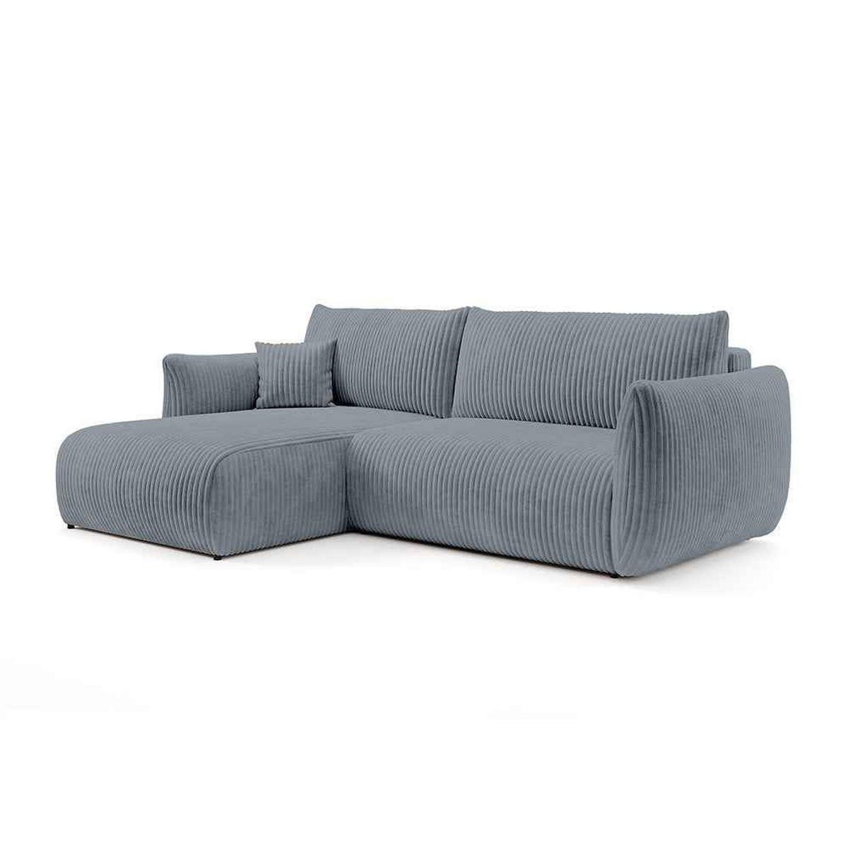 ECKSOFA ALLORO Anthrazit - Anthrazit, Textil (257/88/177cm) - Pillovely