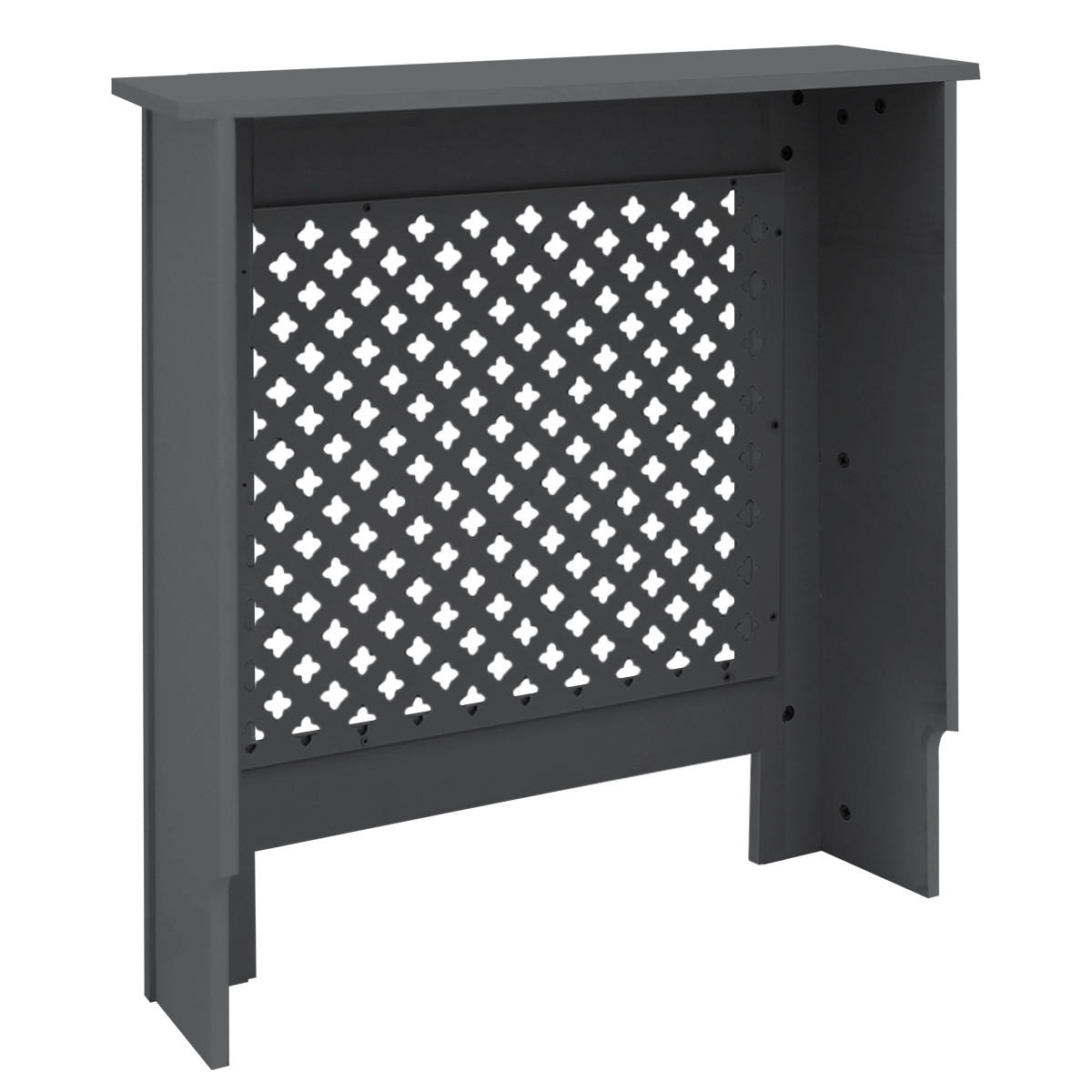 OBLOŽENÍ RADIÁTORU s voštinovým vzorem 78 x 19 x 82 cm antracit - antracitová, kompozitní dřevo (19/78/82cm) - ML-DESIGN