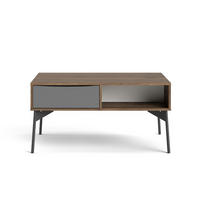 COUCHTISCH Braun,grau - Braun, Holzwerkstoff (60/99/49cm) - ebuy24