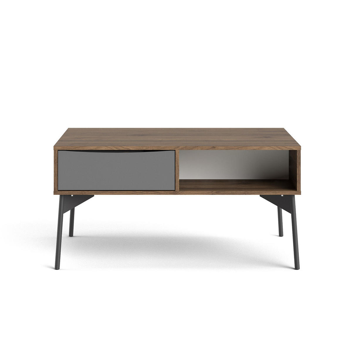 COUCHTISCH Braun,grau - Braun, Holzwerkstoff (60/99/49cm) - ebuy24