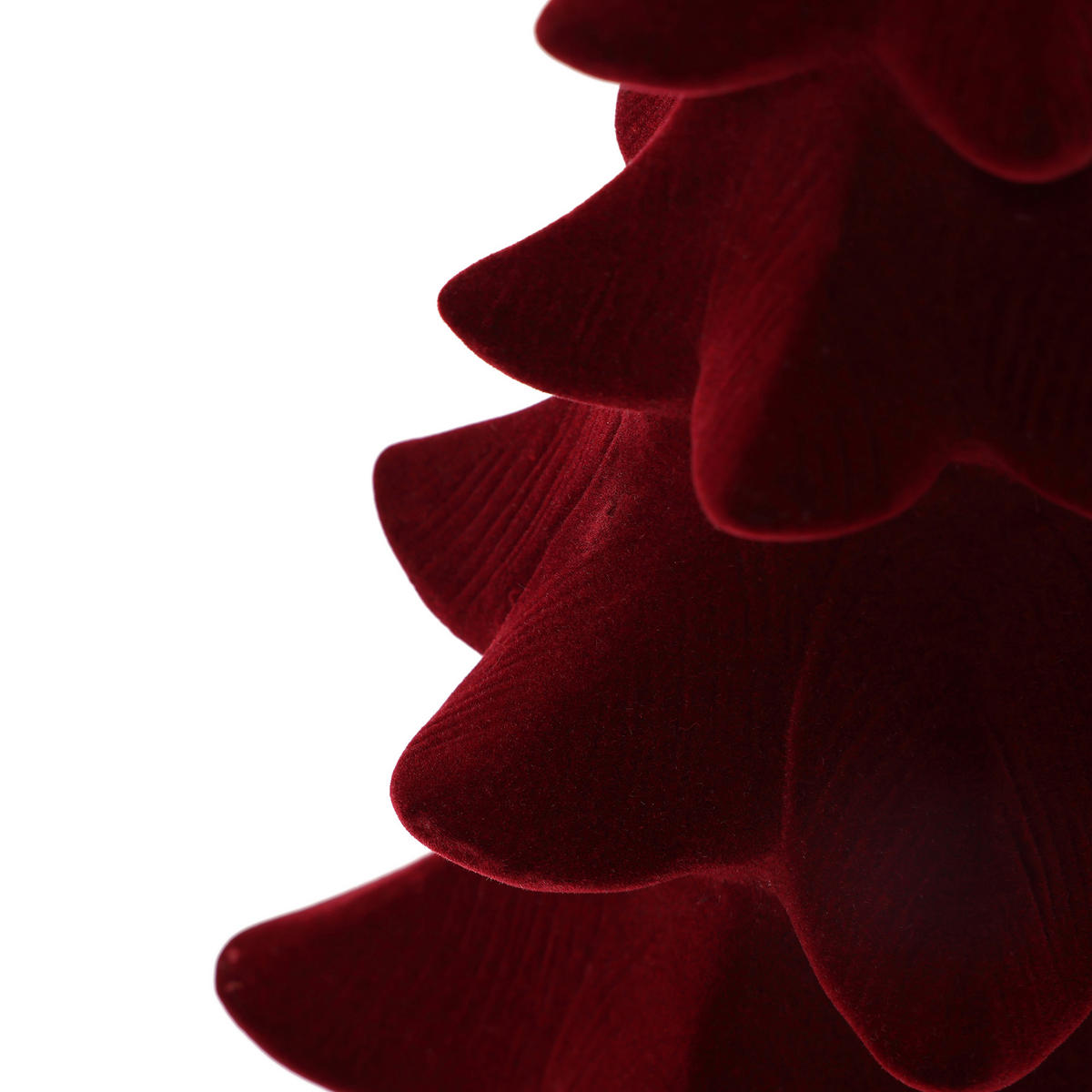 TISCH Weihnachtsbaum HTHD0181 - Rot, Kunststoff (15/42/19cm) - Hometopia