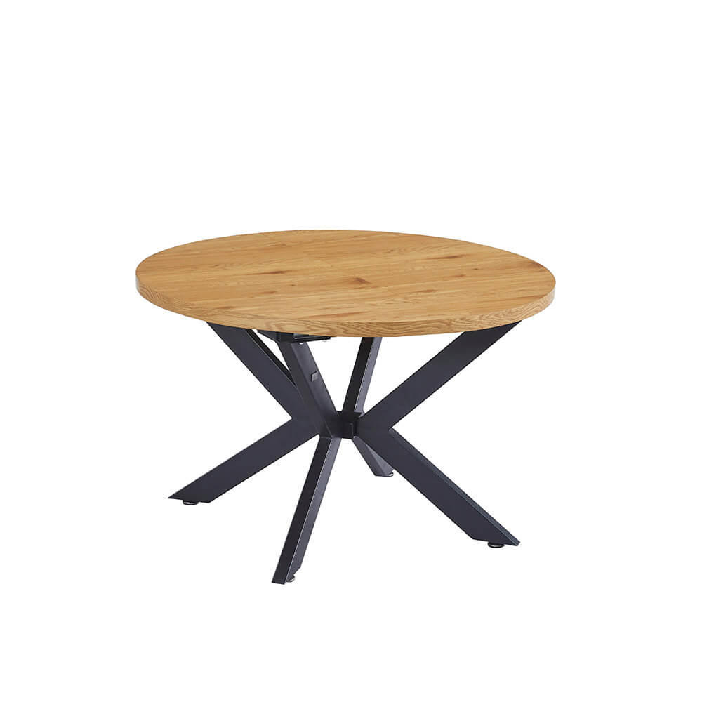 ESSTISCH RUND AVENTURA - Light Oak, 160 x 120 cm - Hellbraun, Holz (160/120/76cm) - Home Deluxe