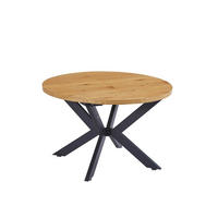 ESSTISCH RUND AVENTURA - Light Oak, 160 x 120 cm - Hellbraun, Holz (160/120/76cm) - Home Deluxe