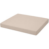 GARTENSTUHL eckig 55/43/5 cm Stoff Creme - Creme, Textil (55/5/43cm) - CLP