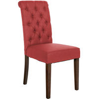 ESSZIMMERSTUHL Lisburn 98x45x63 cm rot - Rot, Textil (45/98/63cm) - furnicato