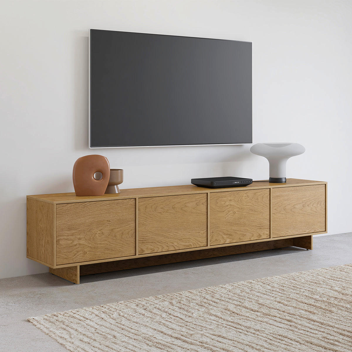 TV STOLÍK Tadao Drevo - hnedá, kompozitné drevo (221/50.5/41.5cm) - Petits-meubles