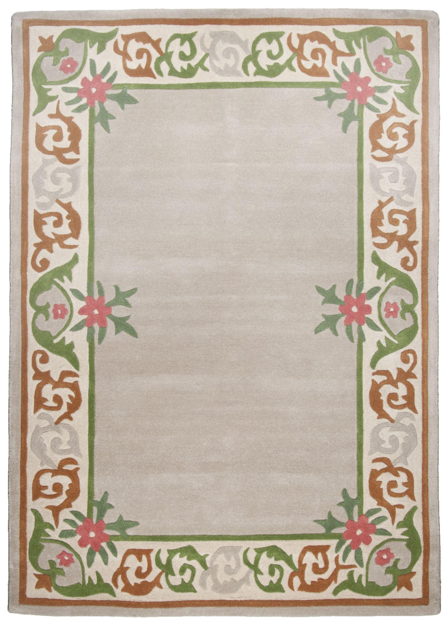 HANDTUFTTEPPICH Hawai 60x90 cm - Beige, Textil (60/90cm) - THEKO